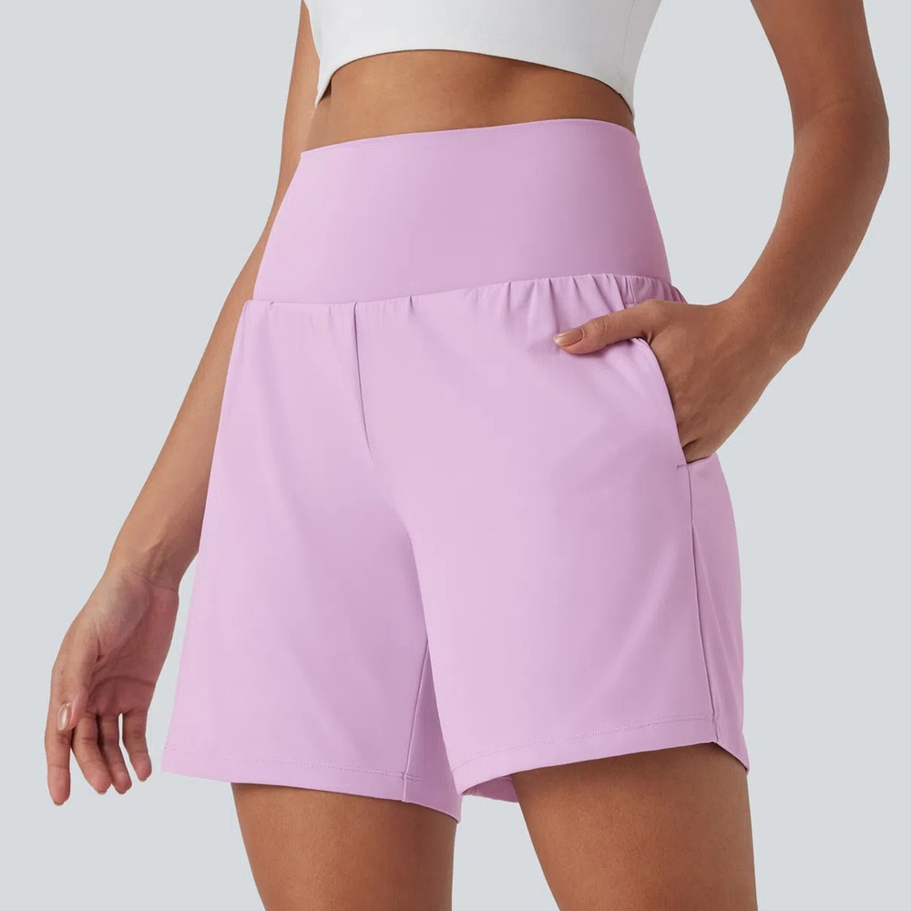 HALARA NWT Lilac High-Waist Athletic Shorts